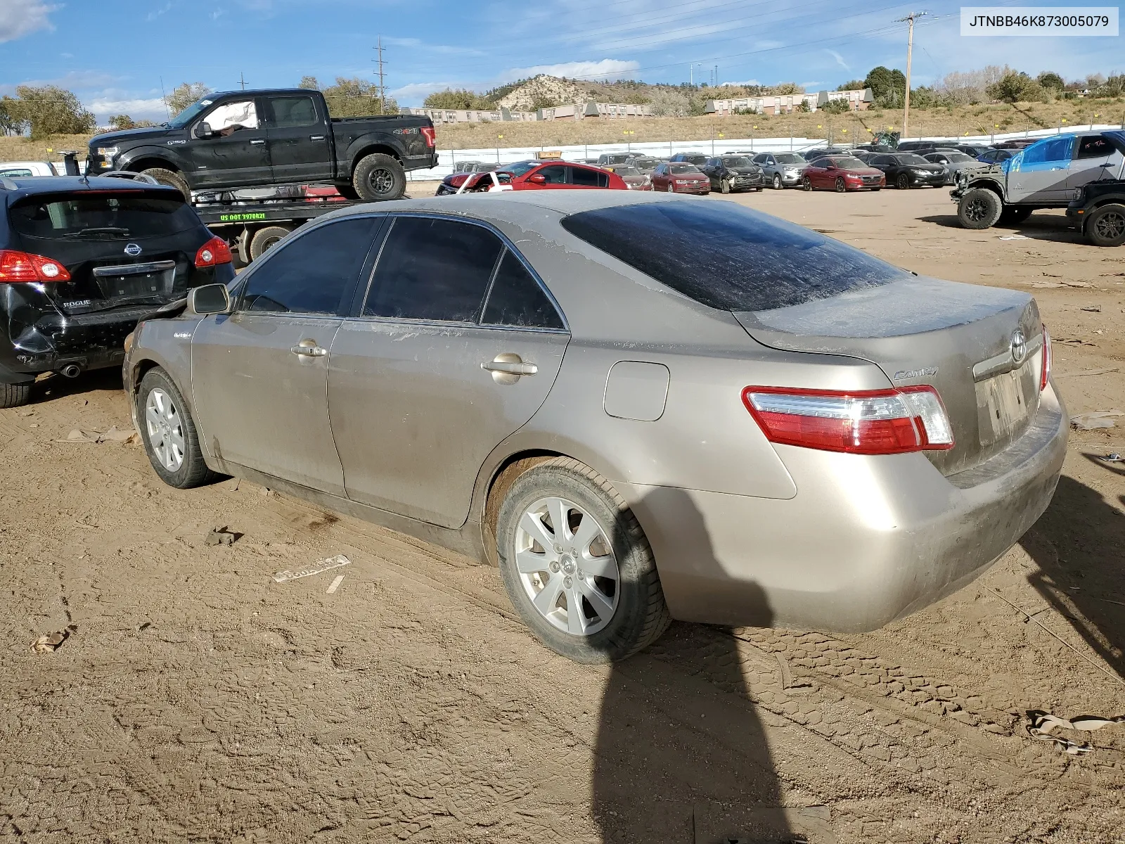 2007 Toyota Camry Hybrid VIN: JTNBB46K873005079 Lot: 72729653