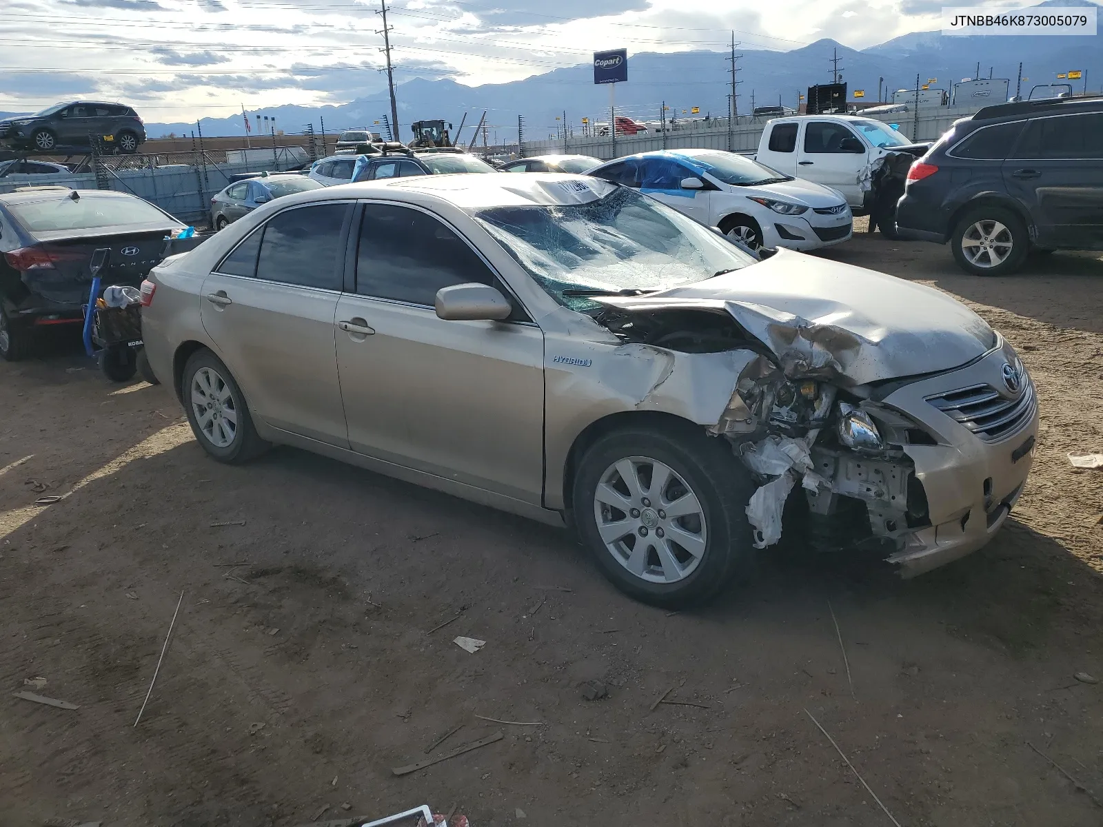 2007 Toyota Camry Hybrid VIN: JTNBB46K873005079 Lot: 72729653