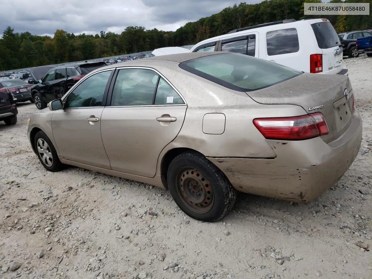 2007 Toyota Camry Ce VIN: 4T1BE46K87U058480 Lot: 72769154