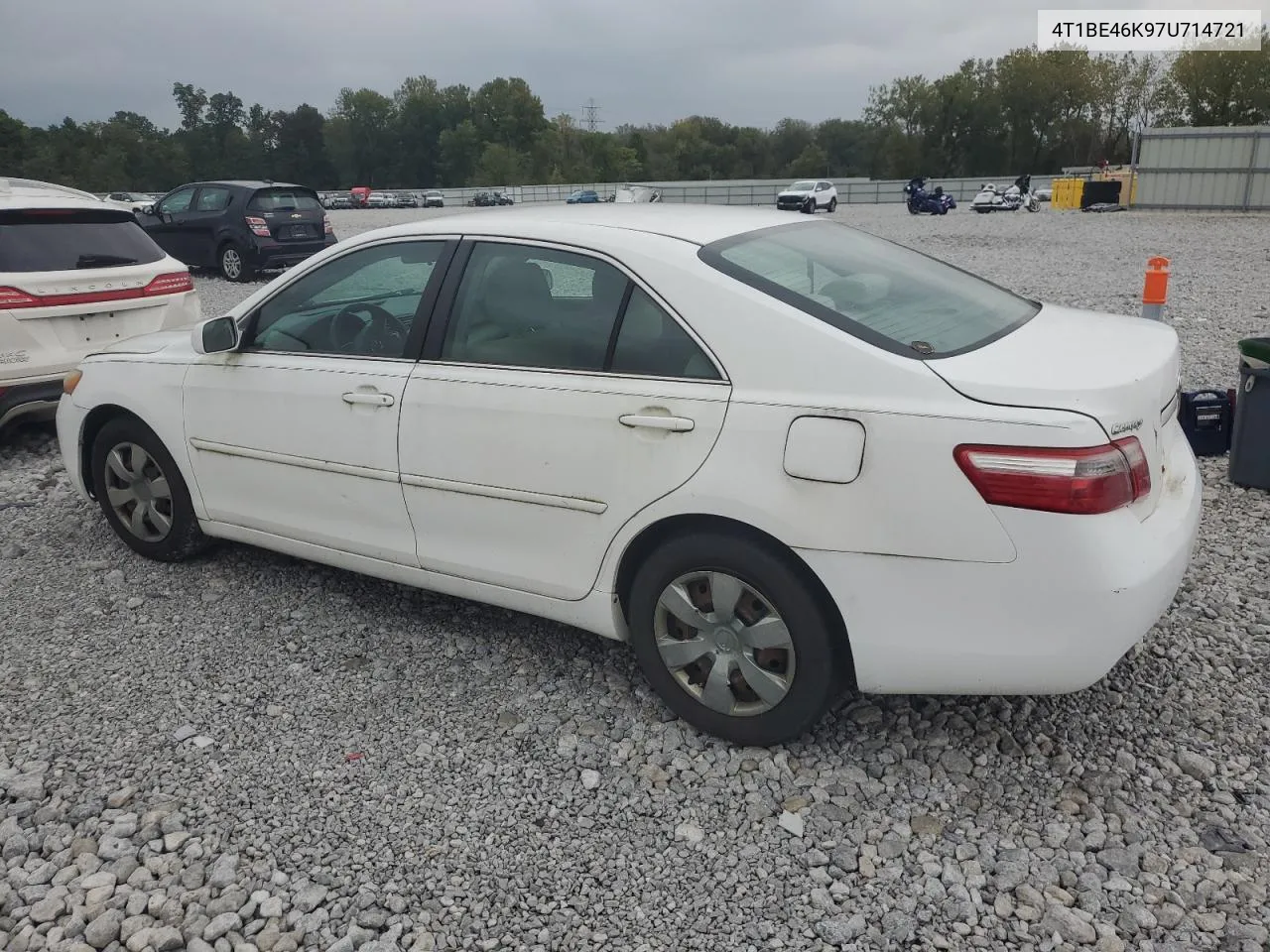 2007 Toyota Camry Ce VIN: 4T1BE46K97U714721 Lot: 72809714