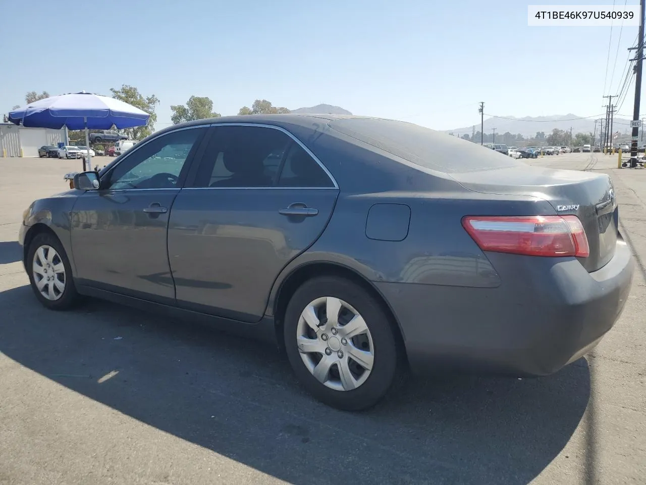 2007 Toyota Camry Ce VIN: 4T1BE46K97U540939 Lot: 72821054