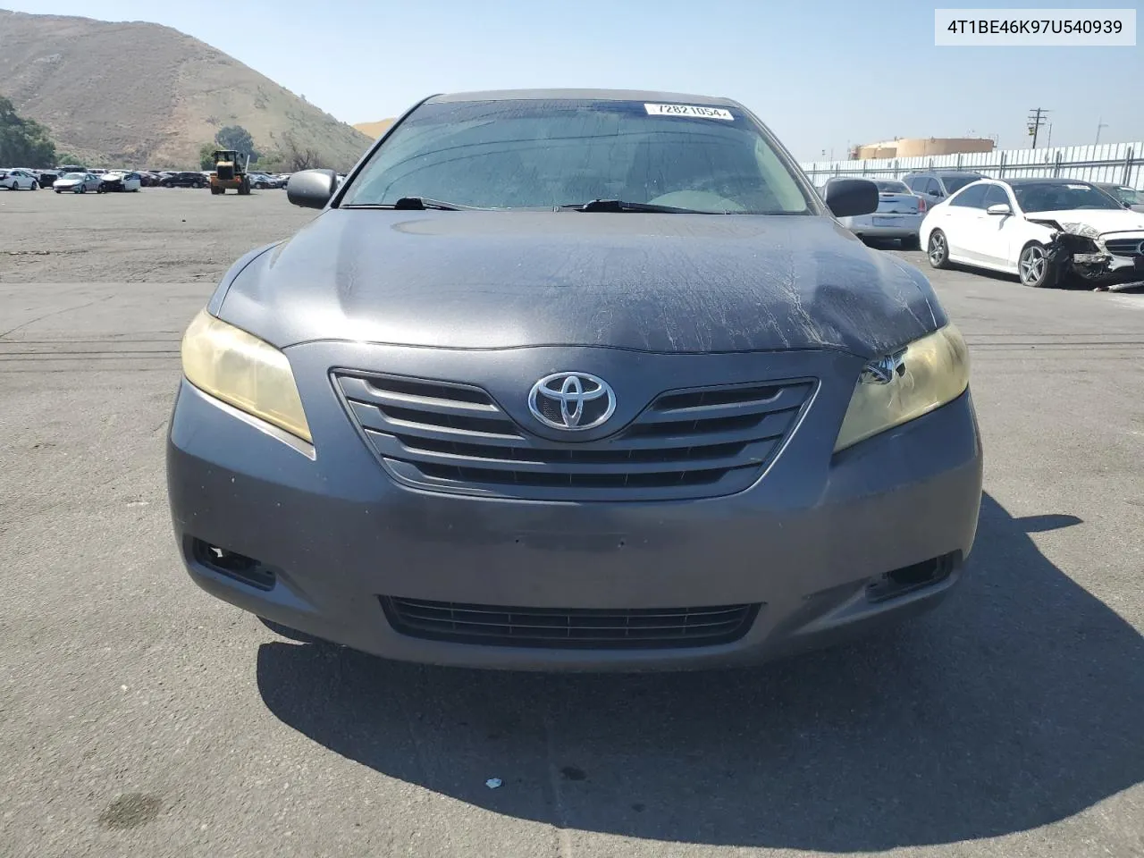 2007 Toyota Camry Ce VIN: 4T1BE46K97U540939 Lot: 72821054