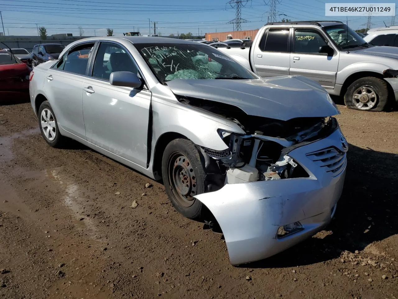 2007 Toyota Camry Ce VIN: 4T1BE46K27U011249 Lot: 72847914