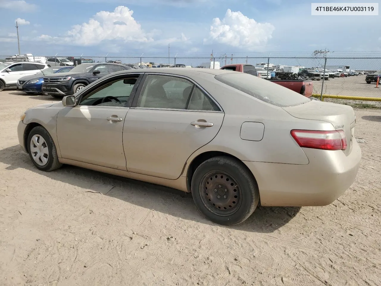 4T1BE46K47U003119 2007 Toyota Camry Ce