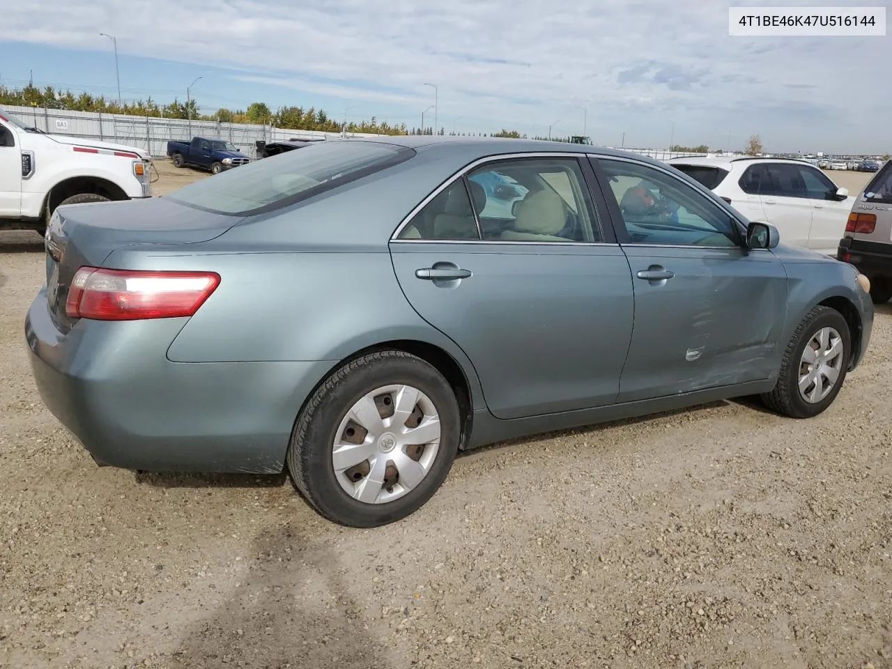 2007 Toyota Camry Ce VIN: 4T1BE46K47U516144 Lot: 72912194