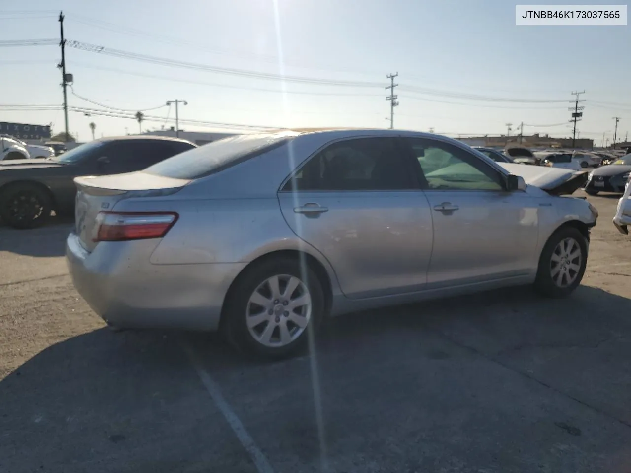 2007 Toyota Camry Hybrid VIN: JTNBB46K173037565 Lot: 72934074