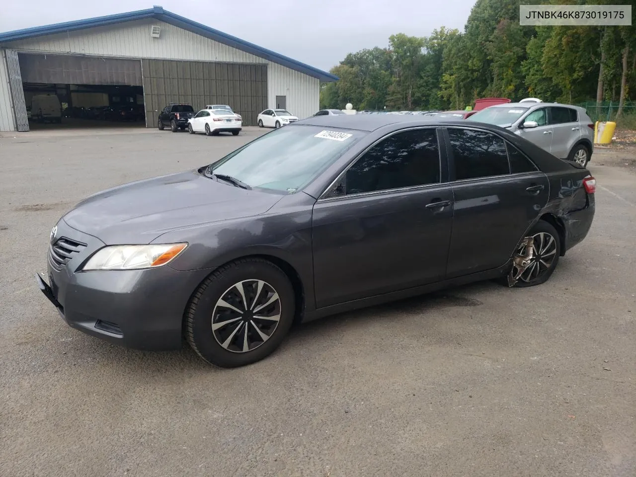 JTNBK46K873019175 2007 Toyota Camry Le