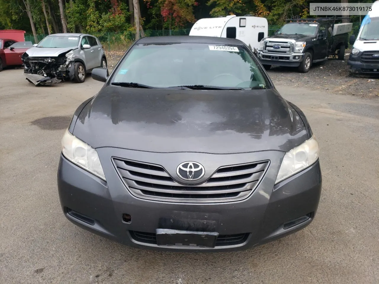 2007 Toyota Camry Le VIN: JTNBK46K873019175 Lot: 72940394