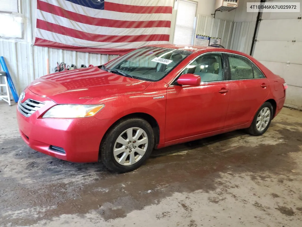 4T1BB46K67U025972 2007 Toyota Camry Hybrid