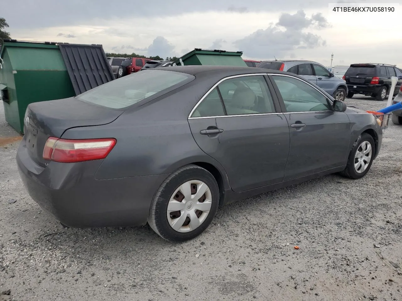 2007 Toyota Camry Ce VIN: 4T1BE46KX7U058190 Lot: 73062024