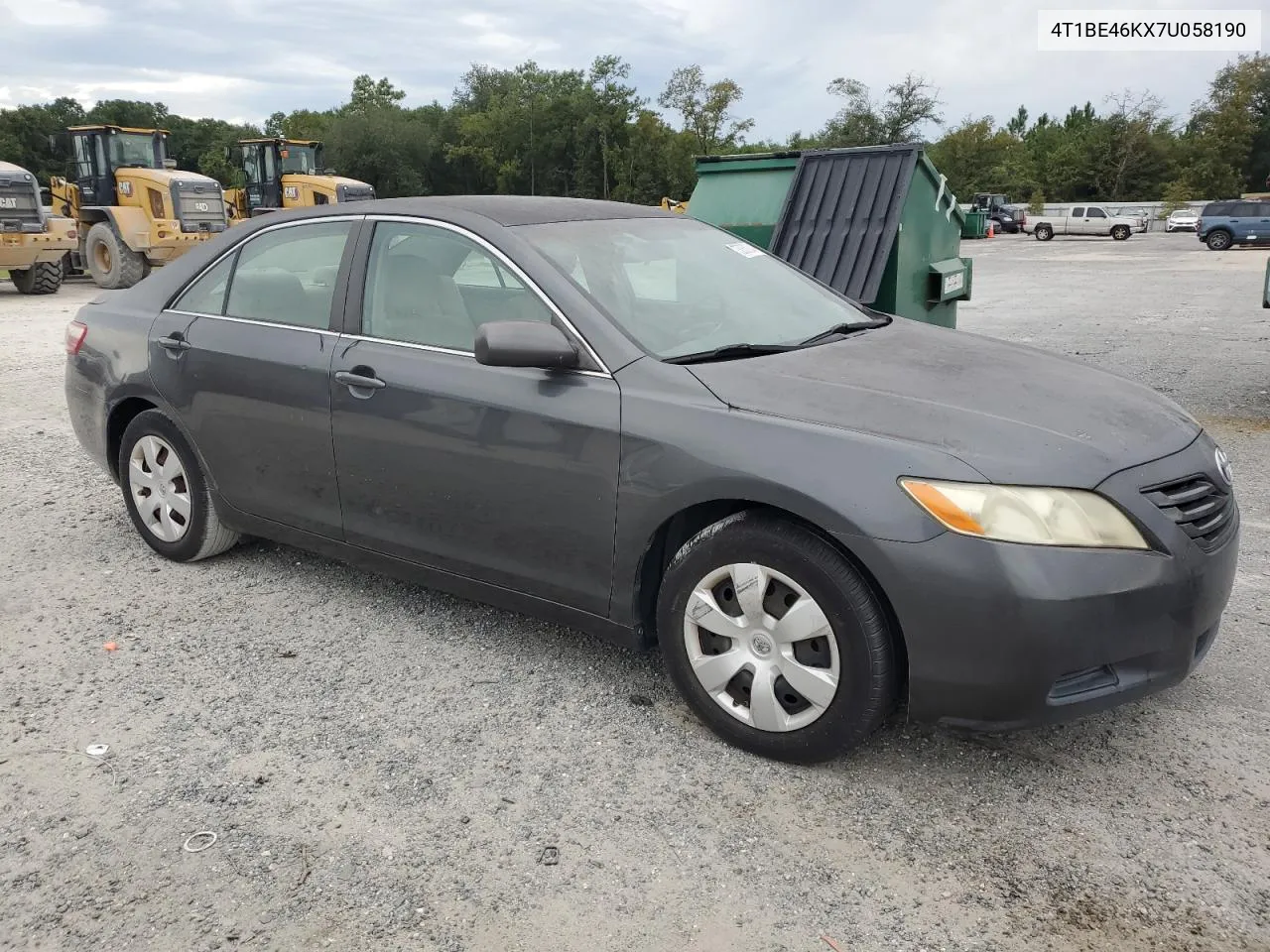 2007 Toyota Camry Ce VIN: 4T1BE46KX7U058190 Lot: 73062024