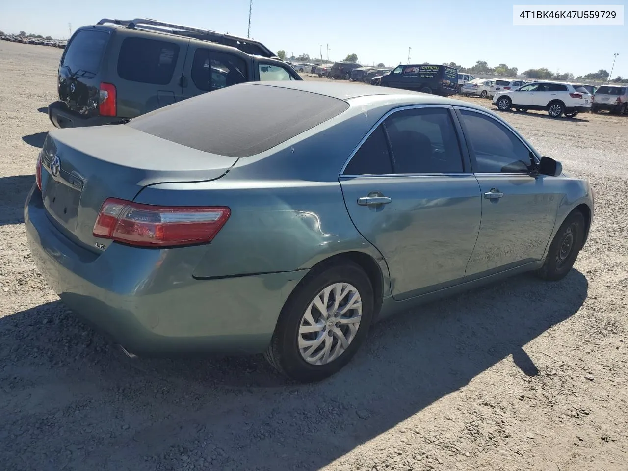 4T1BK46K47U559729 2007 Toyota Camry Le