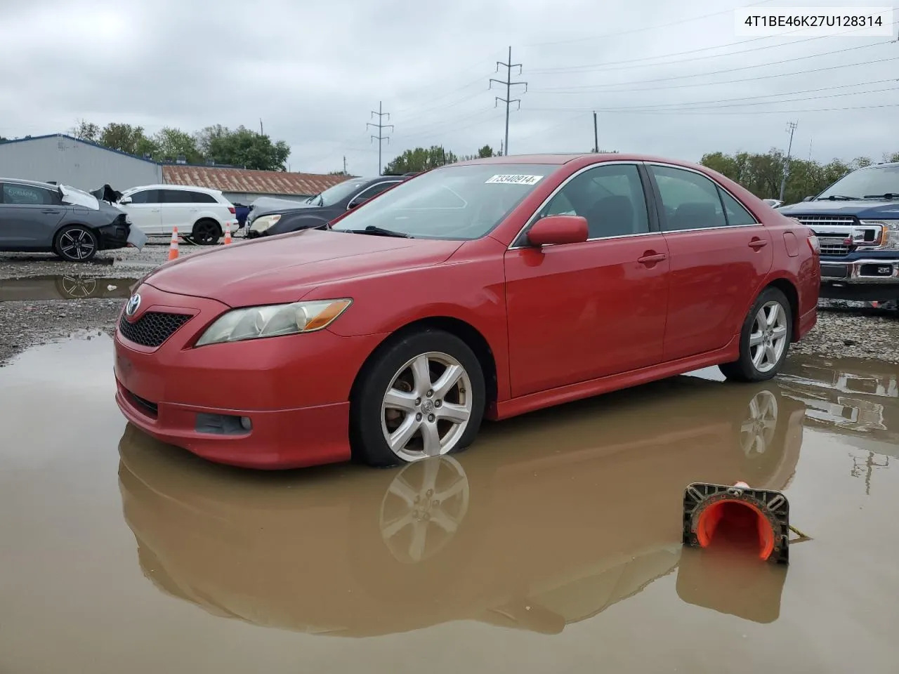 4T1BE46K27U128314 2007 Toyota Camry Ce