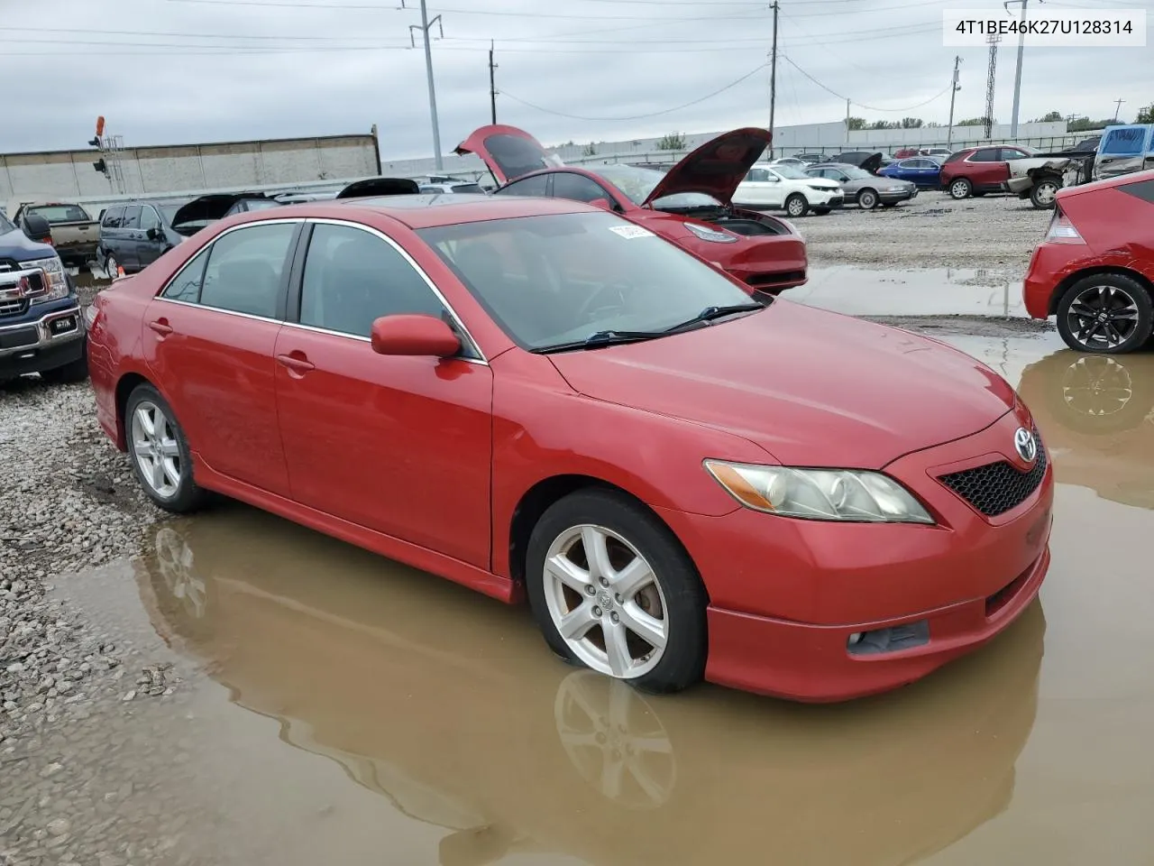 2007 Toyota Camry Ce VIN: 4T1BE46K27U128314 Lot: 73340914