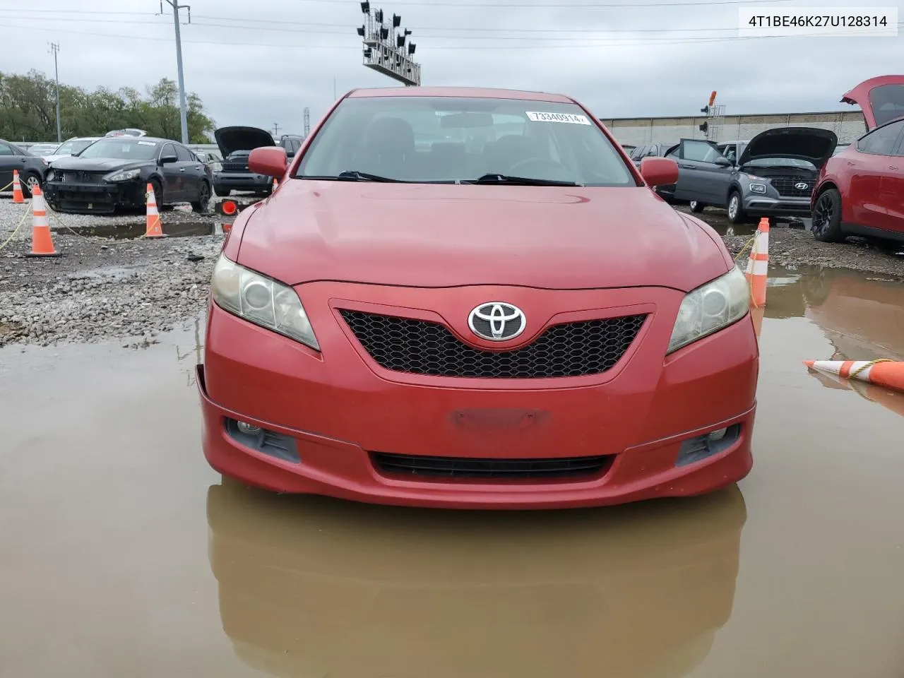 4T1BE46K27U128314 2007 Toyota Camry Ce