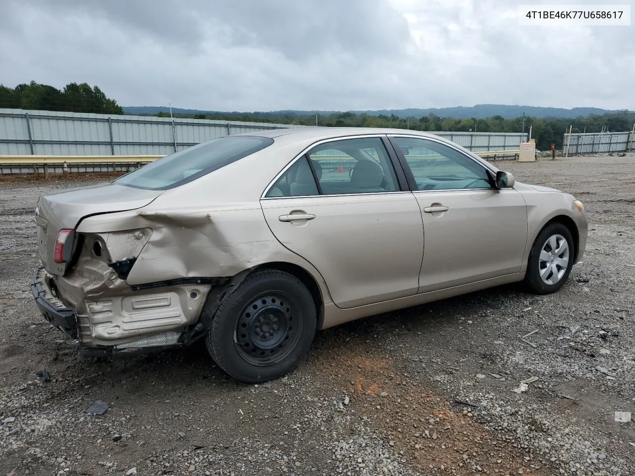 4T1BE46K77U658617 2007 Toyota Camry Ce