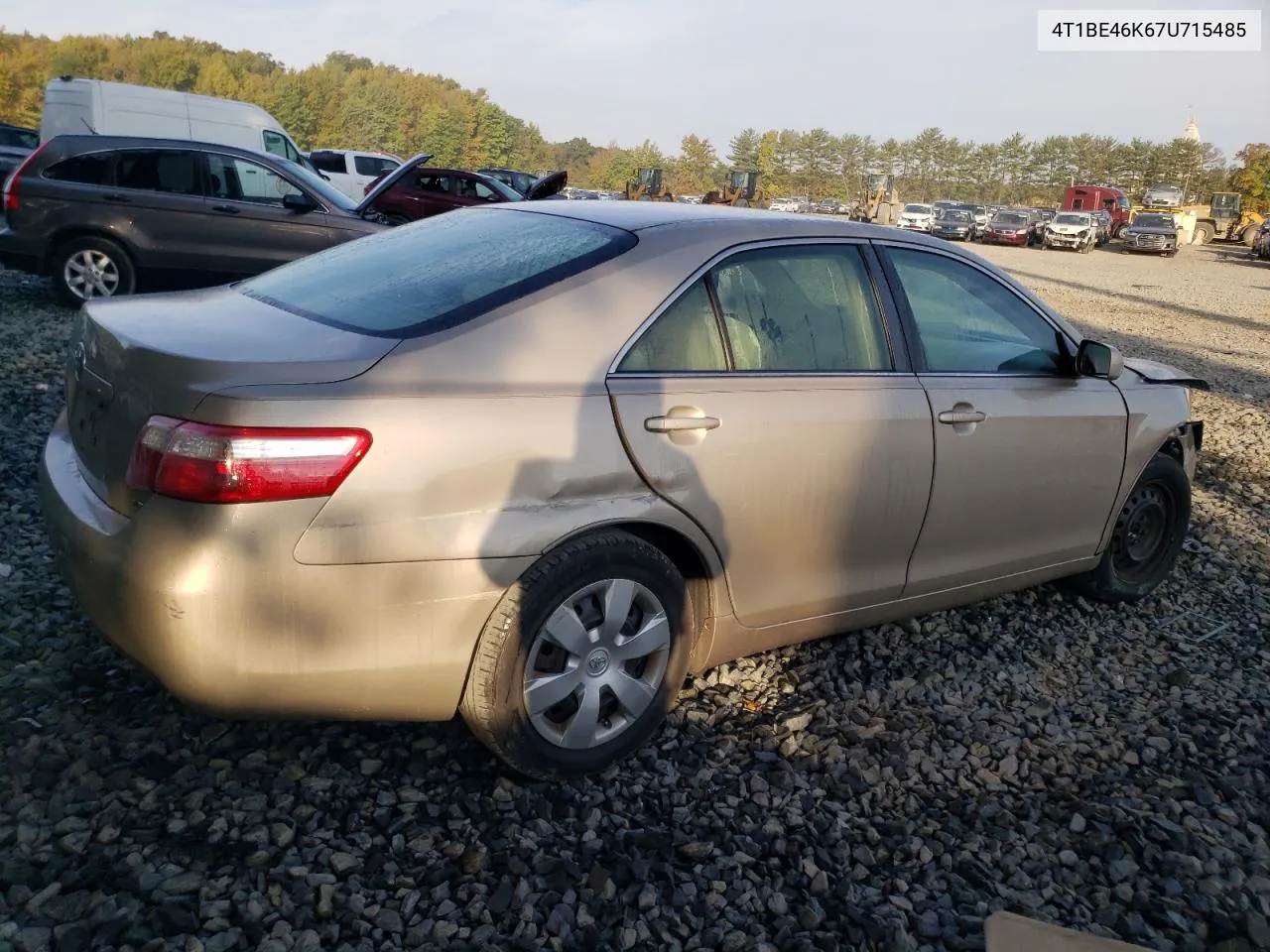 2007 Toyota Camry Ce VIN: 4T1BE46K67U715485 Lot: 73830274