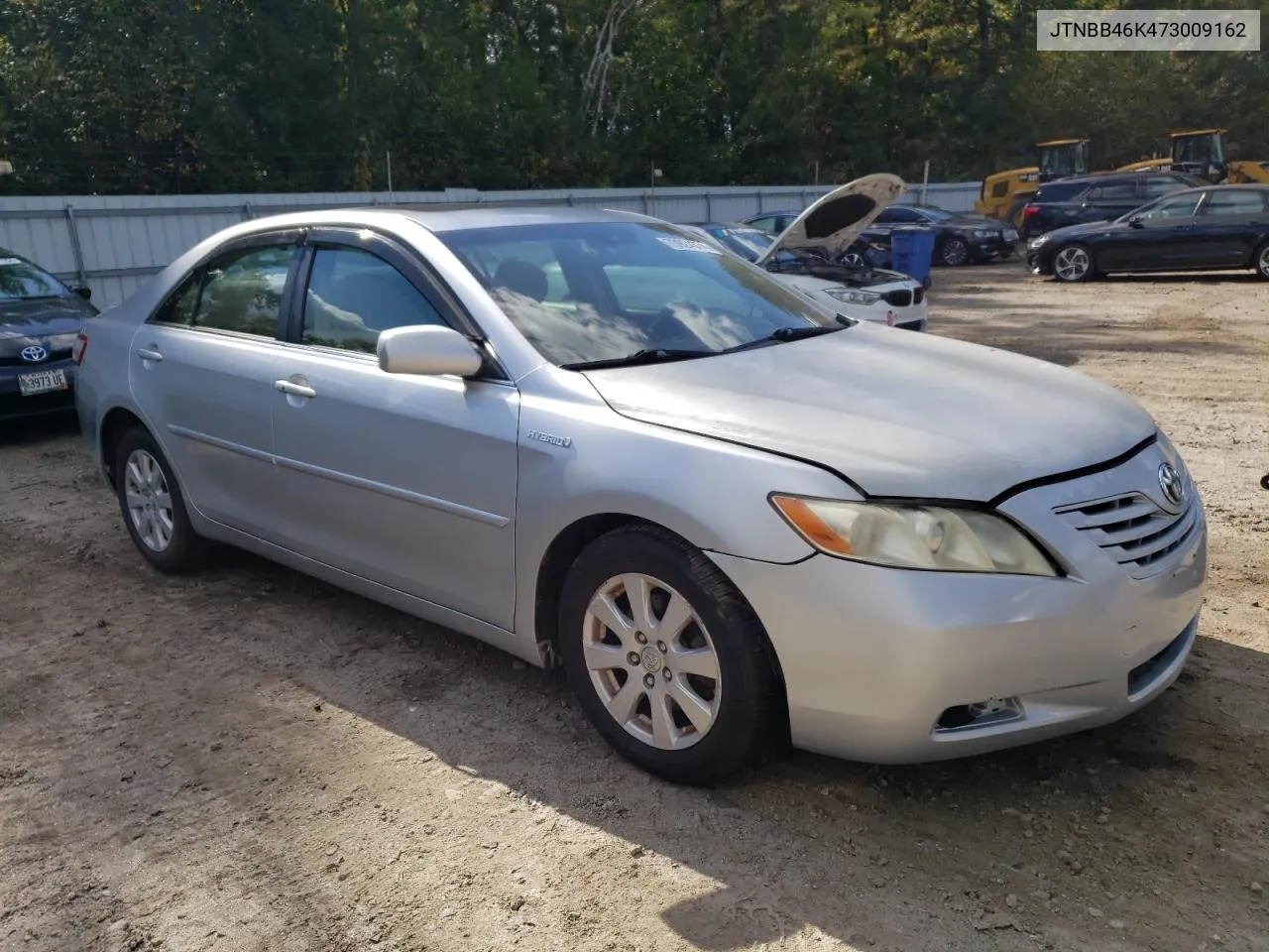 2007 Toyota Camry Hybrid VIN: JTNBB46K473009162 Lot: 73924374