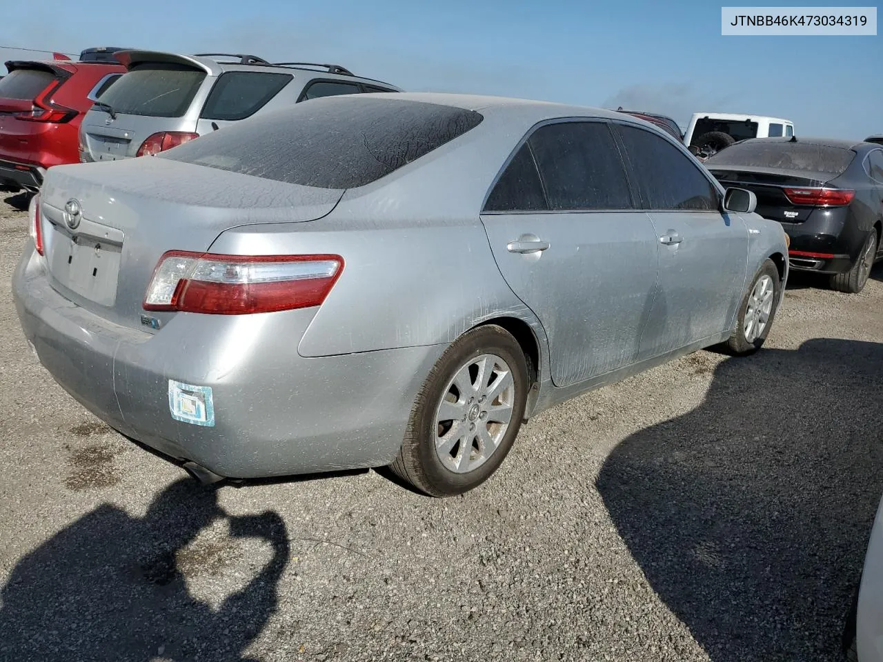 2007 Toyota Camry Hybrid VIN: JTNBB46K473034319 Lot: 73931674