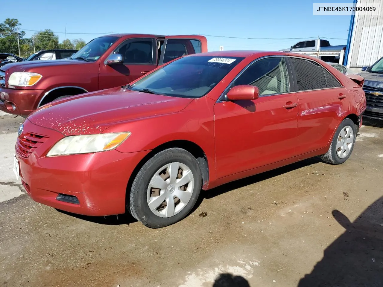 2007 Toyota Camry Ce VIN: JTNBE46K173004069 Lot: 73934244