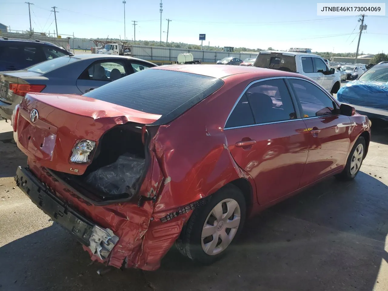 2007 Toyota Camry Ce VIN: JTNBE46K173004069 Lot: 73934244