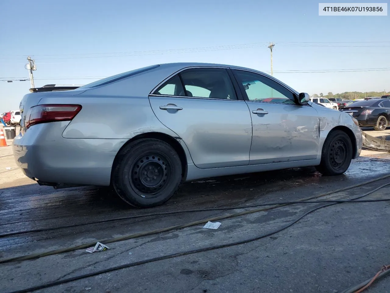 2007 Toyota Camry Ce VIN: 4T1BE46K07U193856 Lot: 74133454