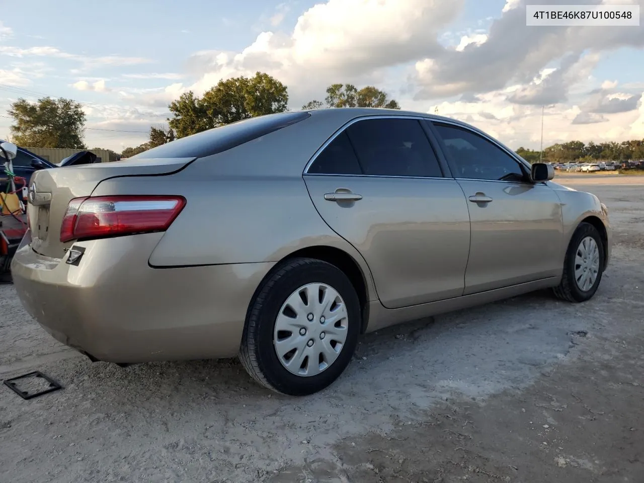 2007 Toyota Camry Ce VIN: 4T1BE46K87U100548 Lot: 74364174