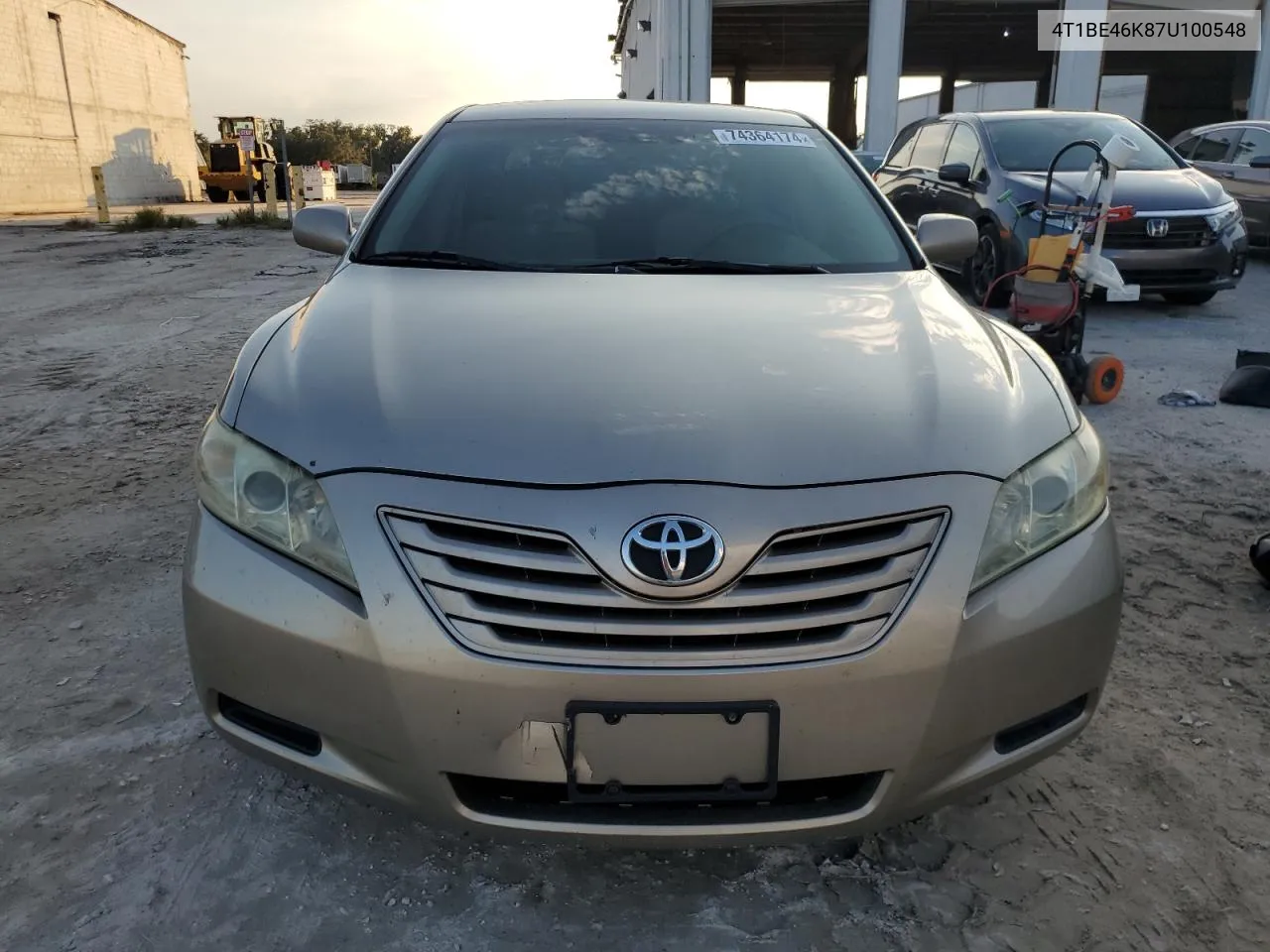 2007 Toyota Camry Ce VIN: 4T1BE46K87U100548 Lot: 74364174