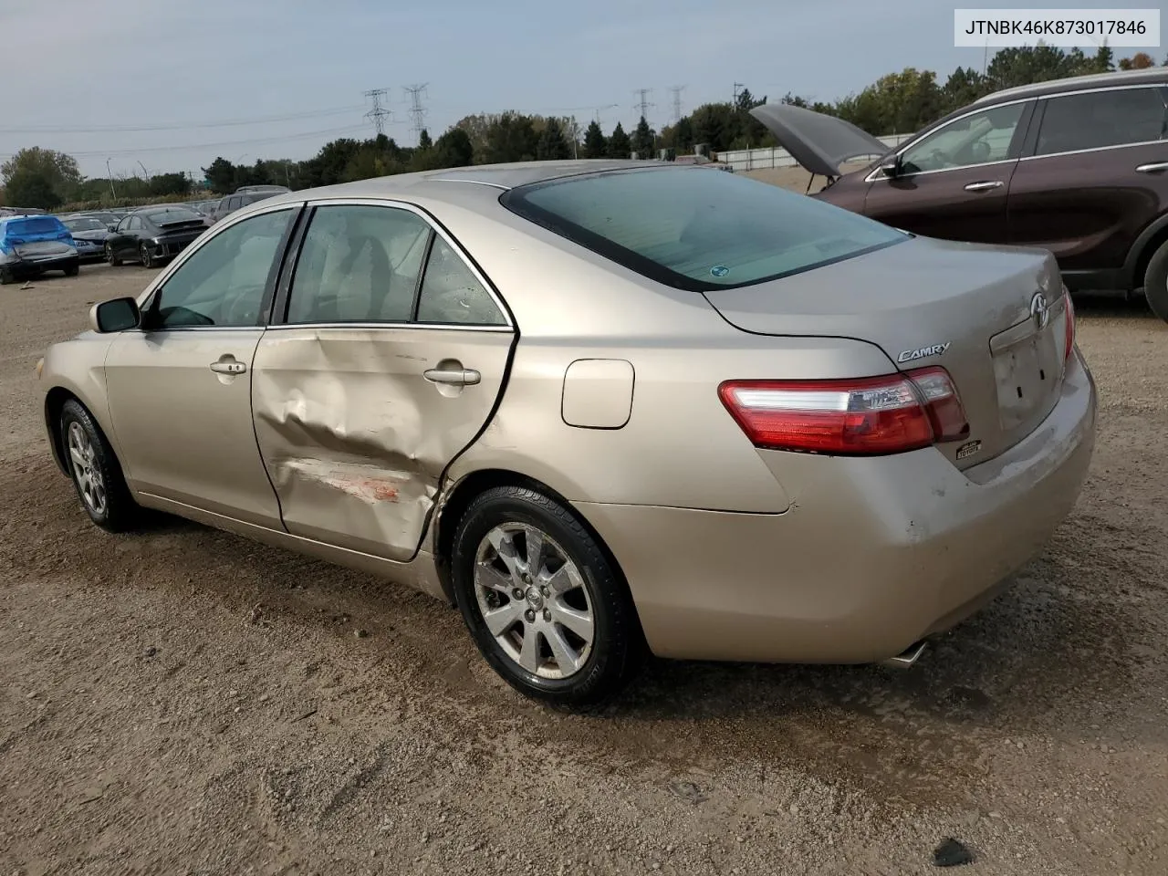 2007 Toyota Camry Le VIN: JTNBK46K873017846 Lot: 74524314