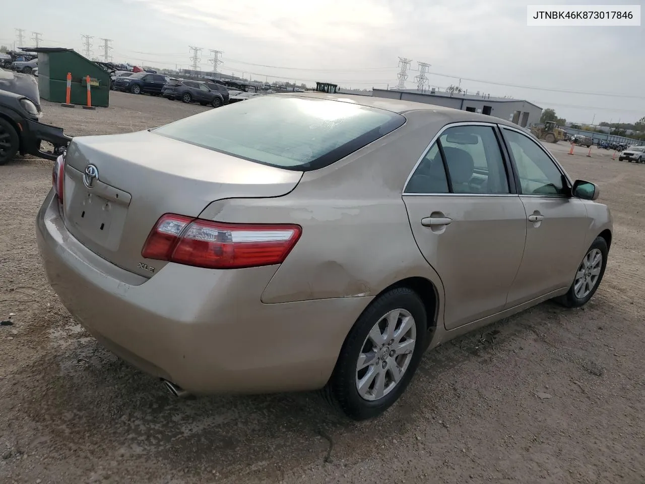 2007 Toyota Camry Le VIN: JTNBK46K873017846 Lot: 74524314