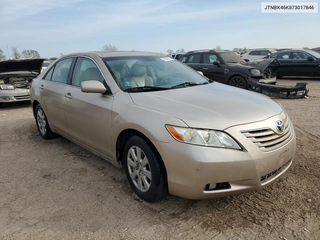 2007 Toyota Camry Le VIN: JTNBK46K873017846 Lot: 74524314