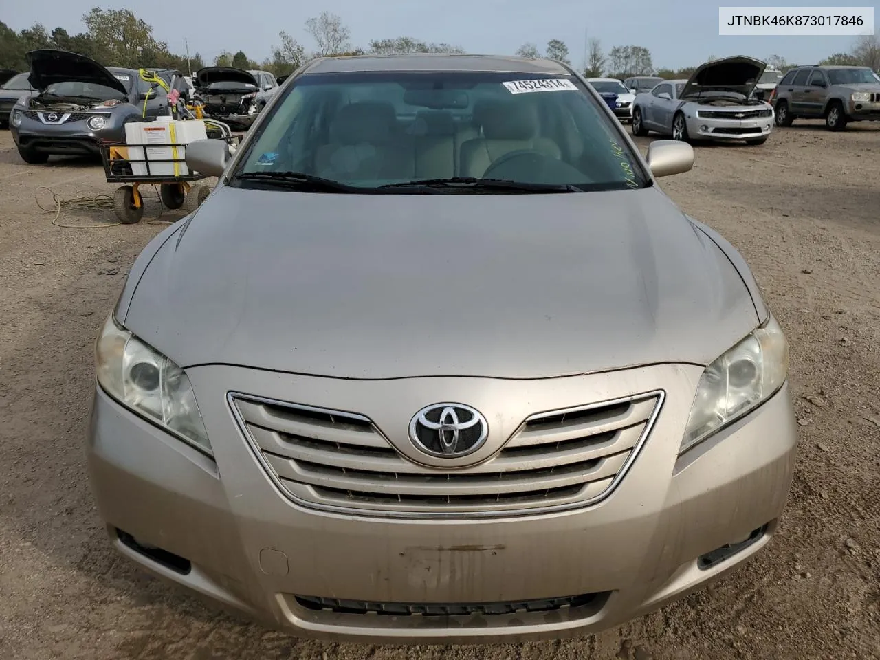 2007 Toyota Camry Le VIN: JTNBK46K873017846 Lot: 74524314