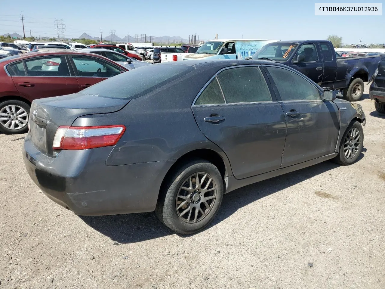 2007 Toyota Camry Hybrid VIN: 4T1BB46K37U012936 Lot: 74626184