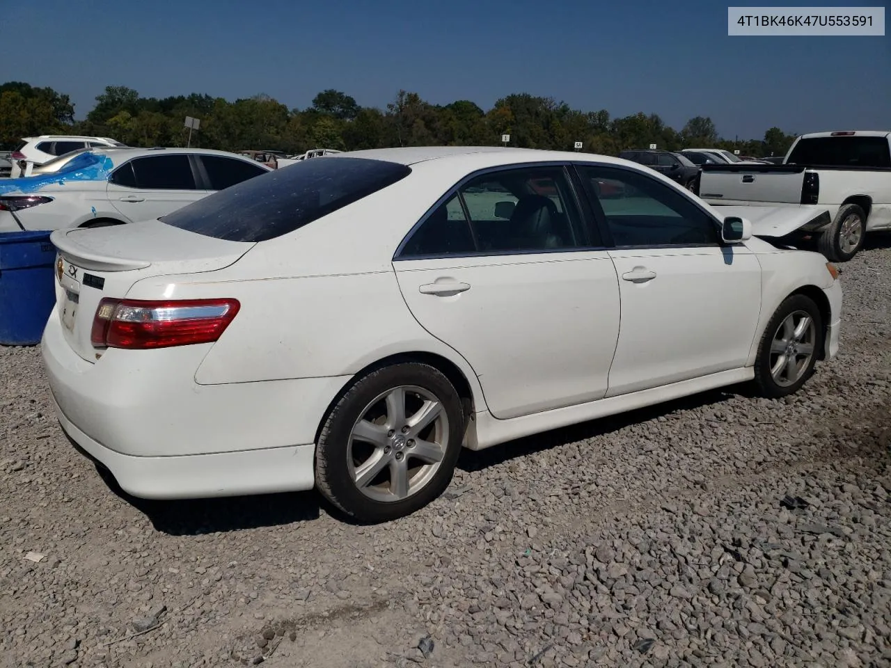 2007 Toyota Camry Le VIN: 4T1BK46K47U553591 Lot: 74830284