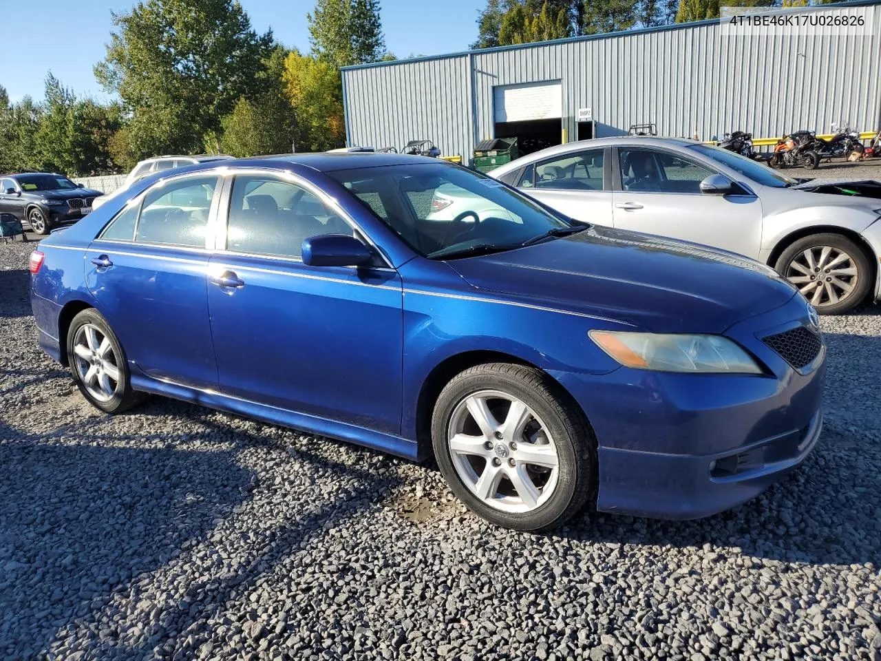 2007 Toyota Camry Ce VIN: 4T1BE46K17U026826 Lot: 75032274