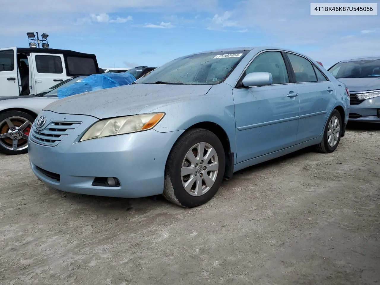 2007 Toyota Camry Le VIN: 4T1BK46K87U545056 Lot: 75160424