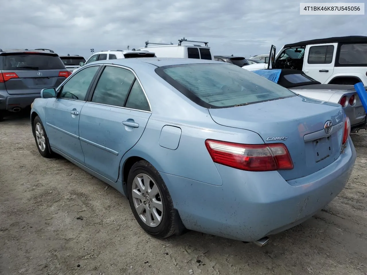 4T1BK46K87U545056 2007 Toyota Camry Le