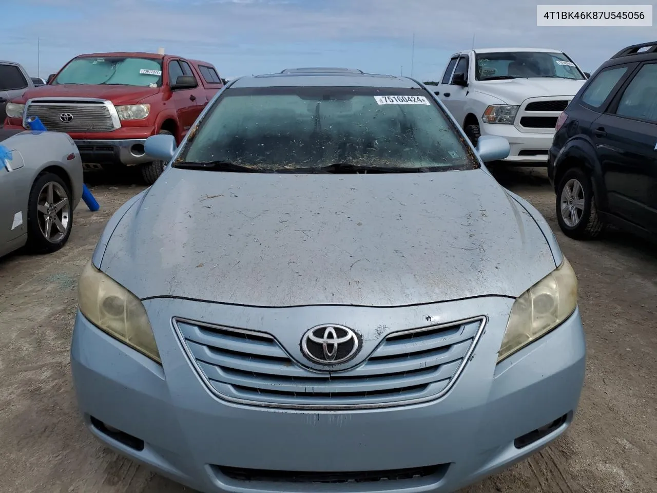 2007 Toyota Camry Le VIN: 4T1BK46K87U545056 Lot: 75160424