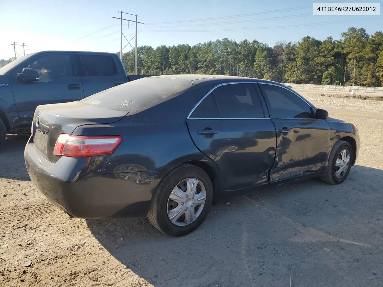 2007 Toyota Camry Ce VIN: 4T1BE46K27U622012 Lot: 75176064