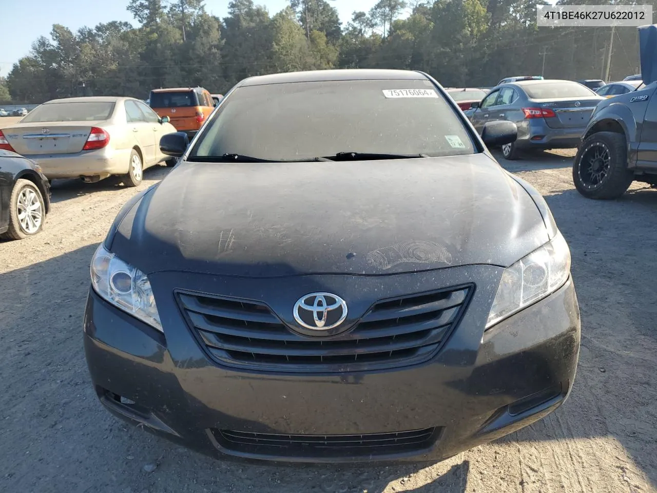 2007 Toyota Camry Ce VIN: 4T1BE46K27U622012 Lot: 75176064