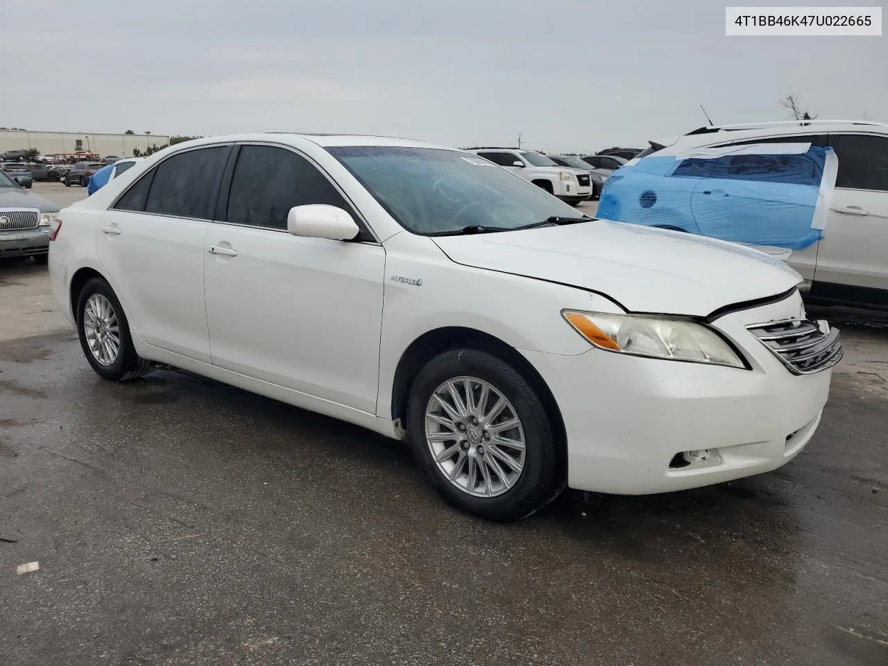 2007 Toyota Camry Hybrid VIN: 4T1BB46K47U022665 Lot: 75206204