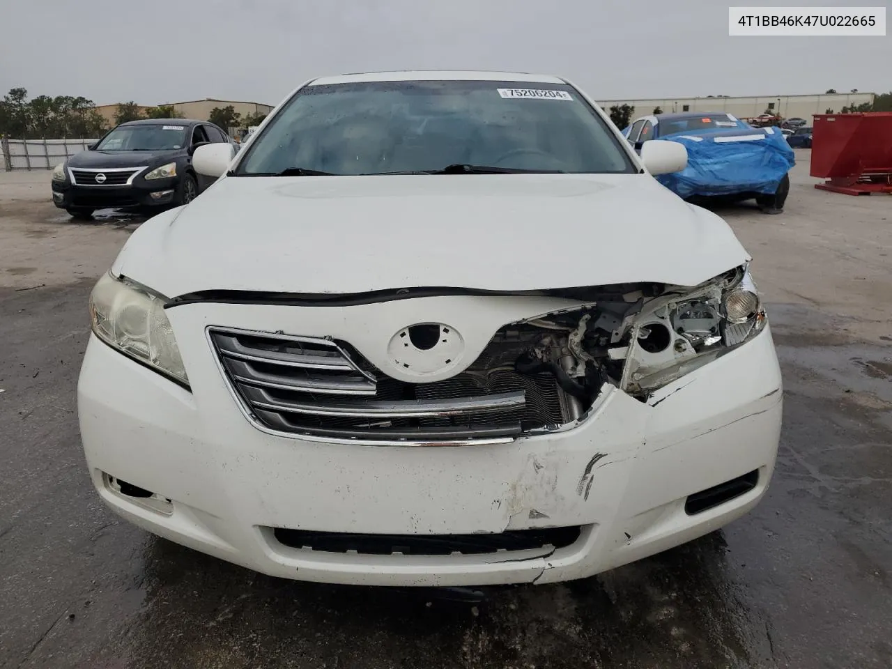 2007 Toyota Camry Hybrid VIN: 4T1BB46K47U022665 Lot: 75206204