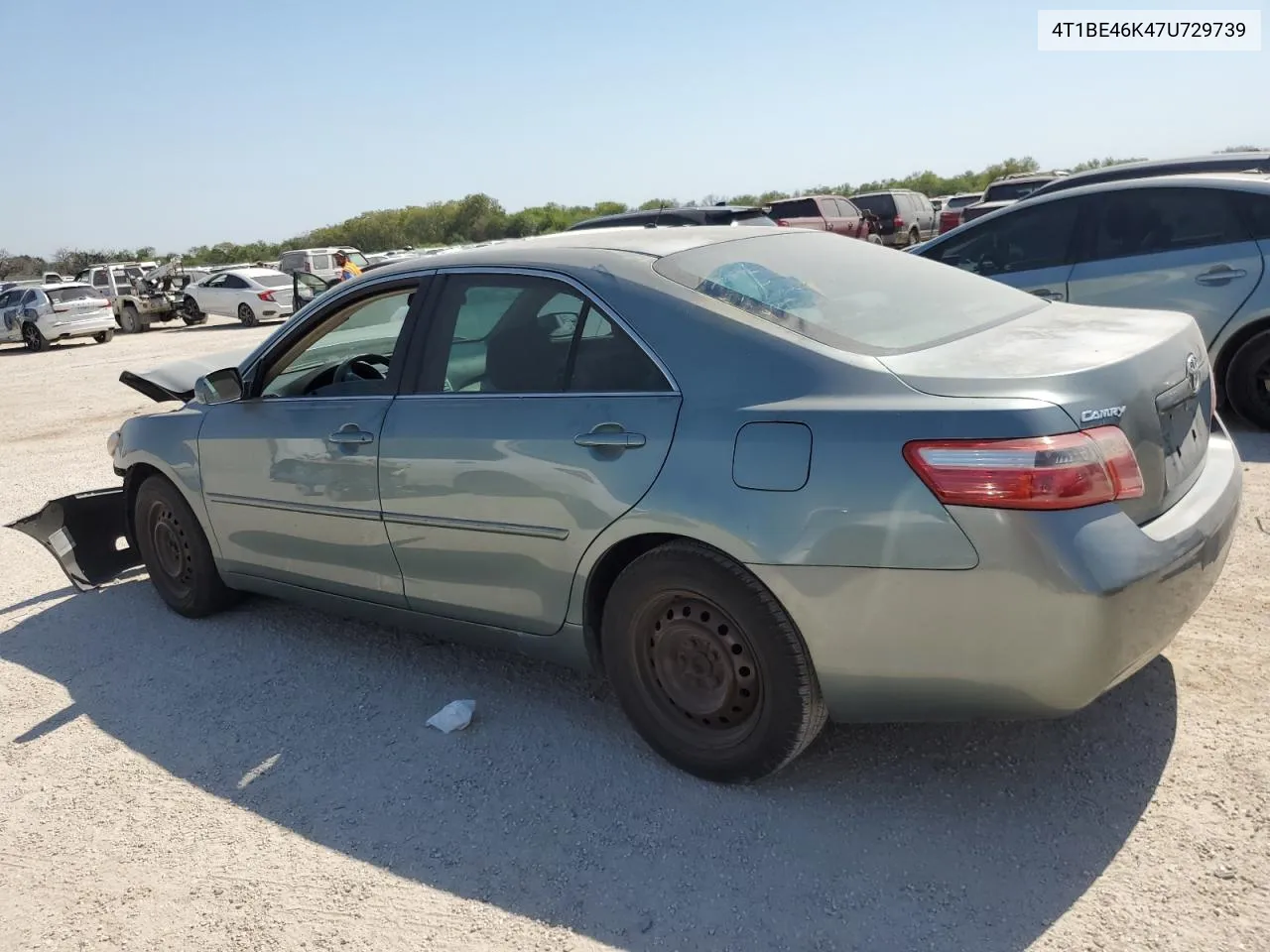 2007 Toyota Camry Ce VIN: 4T1BE46K47U729739 Lot: 75207724