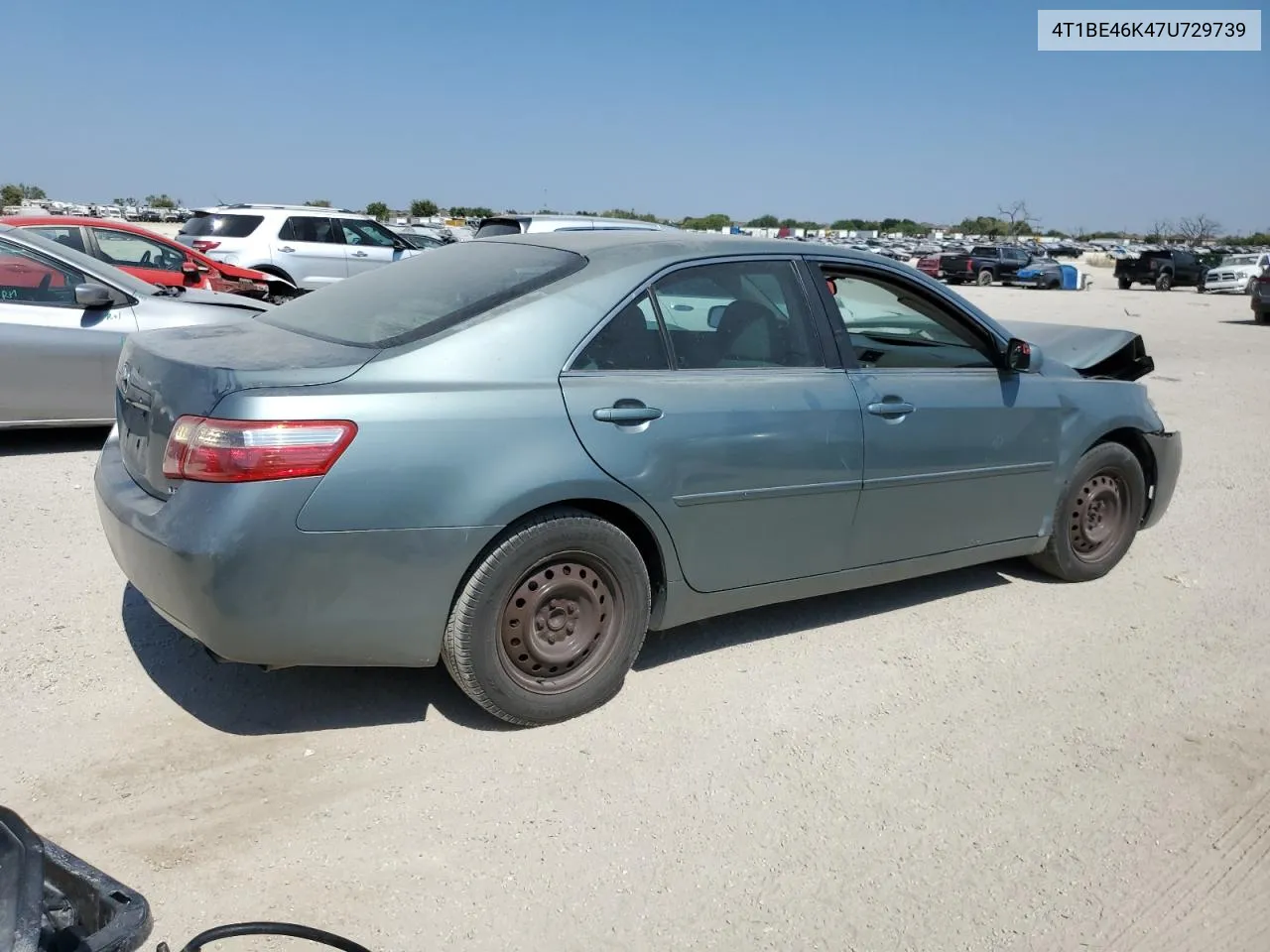 2007 Toyota Camry Ce VIN: 4T1BE46K47U729739 Lot: 75207724