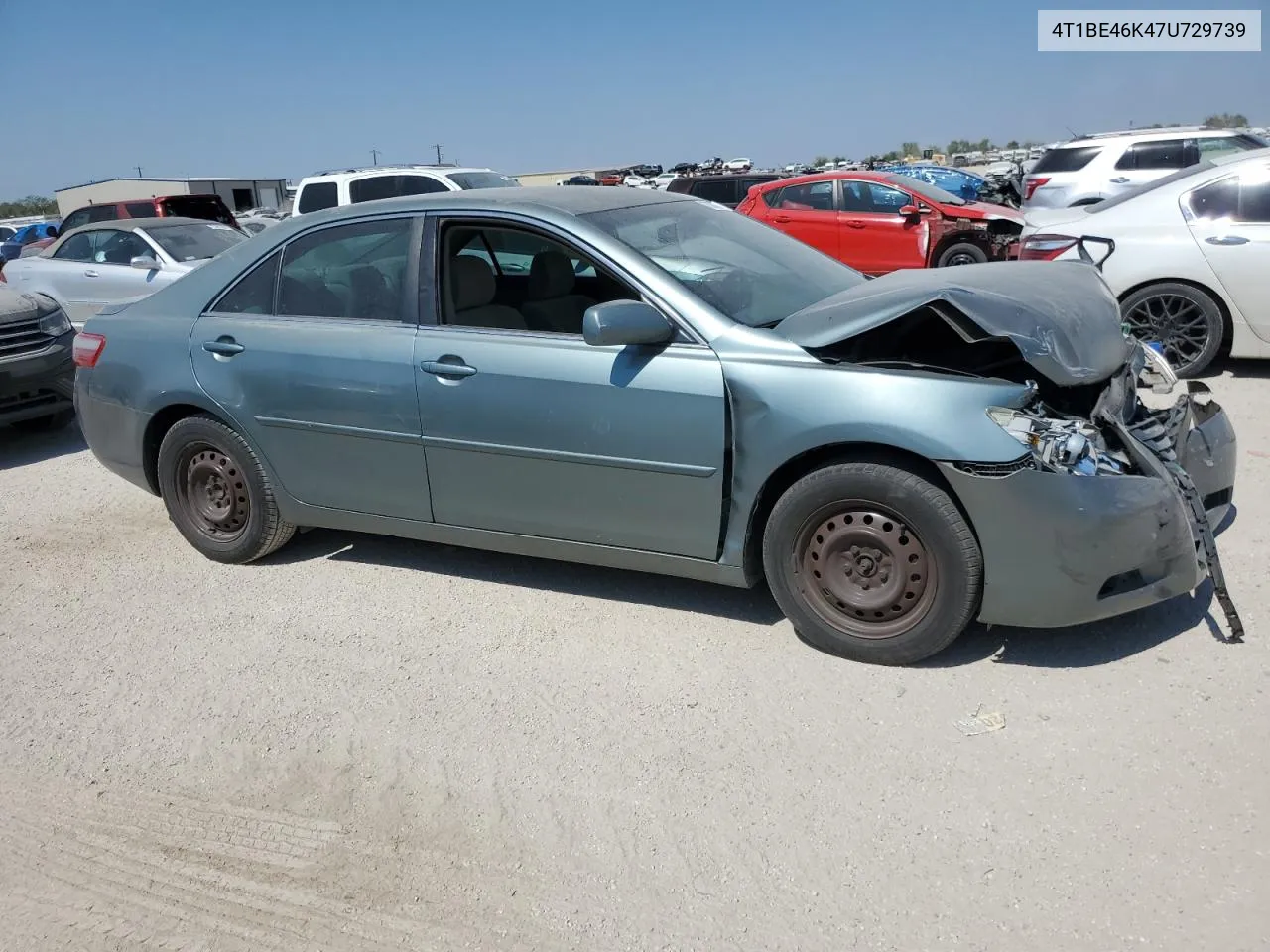 2007 Toyota Camry Ce VIN: 4T1BE46K47U729739 Lot: 75207724