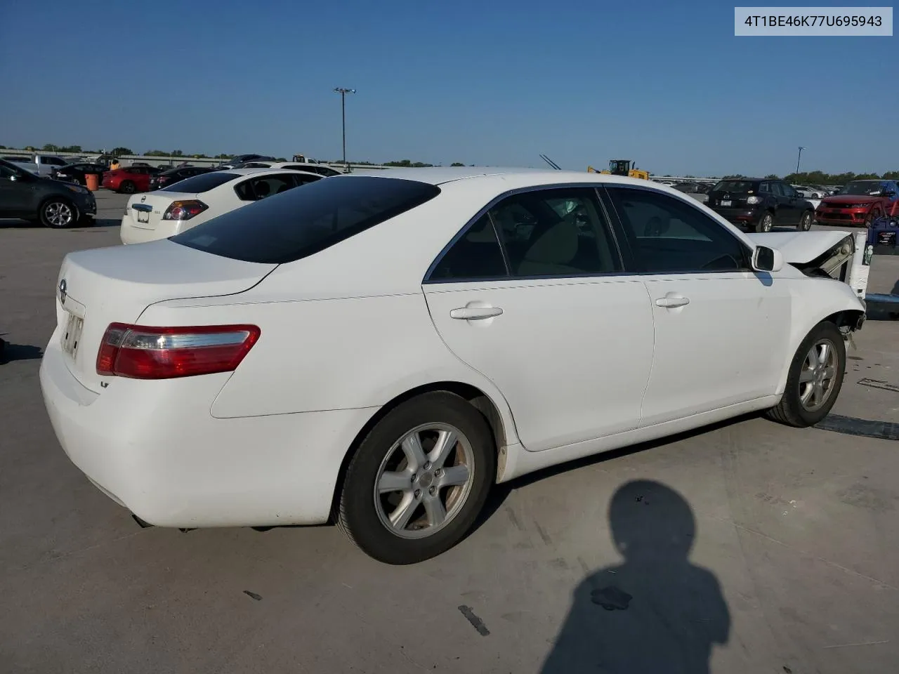 2007 Toyota Camry Ce VIN: 4T1BE46K77U695943 Lot: 75330284