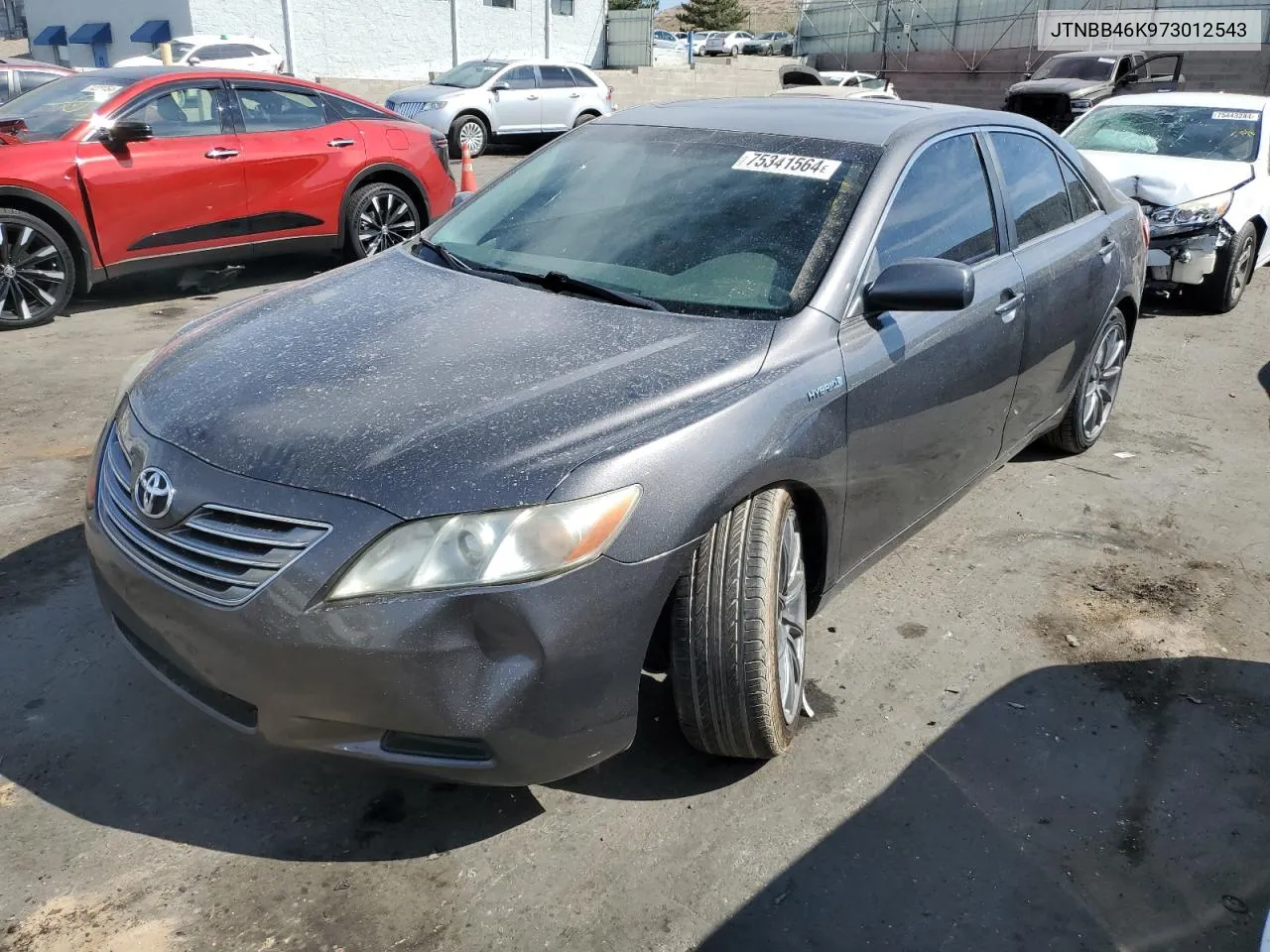 2007 Toyota Camry Hybrid VIN: JTNBB46K973012543 Lot: 75341564