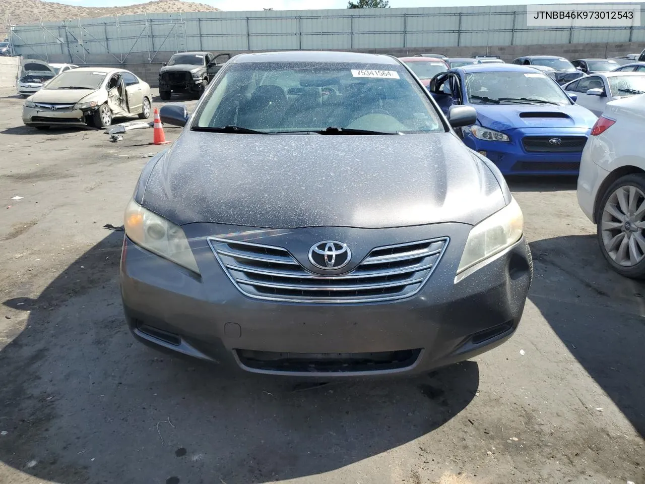 2007 Toyota Camry Hybrid VIN: JTNBB46K973012543 Lot: 75341564