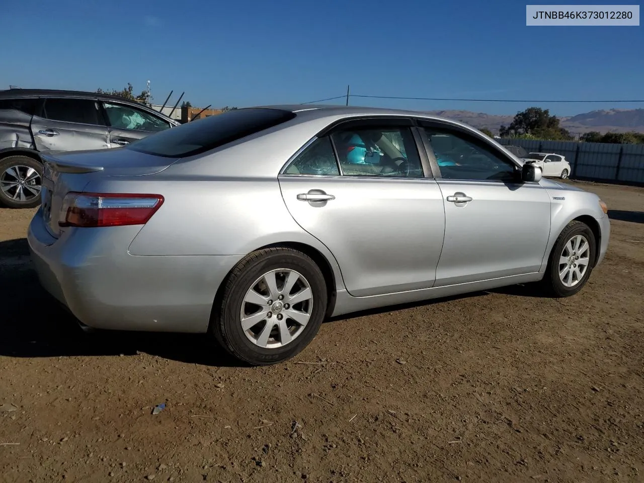 2007 Toyota Camry Hybrid VIN: JTNBB46K373012280 Lot: 75362294