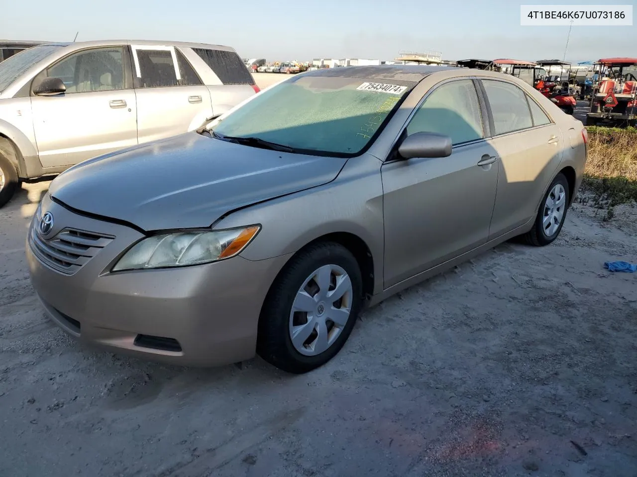 2007 Toyota Camry Ce VIN: 4T1BE46K67U073186 Lot: 75434074